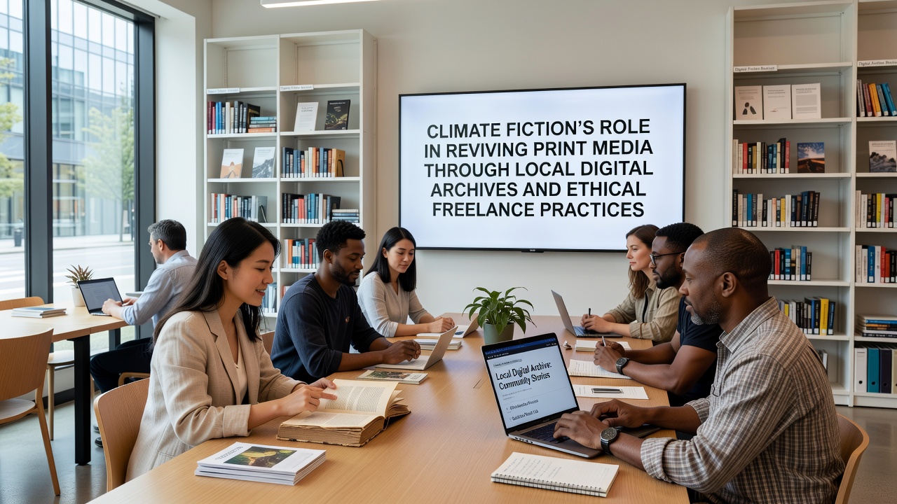 Climate Narratives Spark Print Media Revival Through Regional Archives and Ethical Freelance Approaches